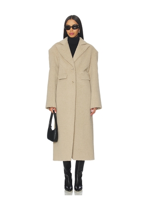 LAMARQUE Aaliyah Coat in Beige. Size L. Also in M, S, XS.
