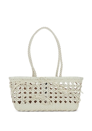 Osoi Biscuit braided-strap woven shoulder bag - Neutrals