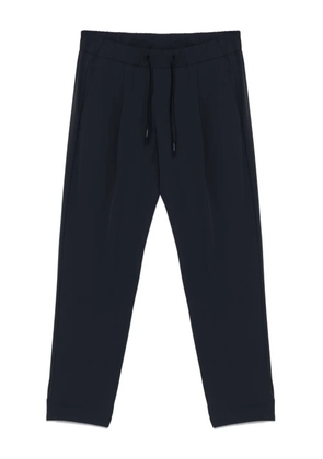 Herno logo-appliqué trousers - Blue