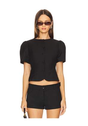 LIONESS Femme Blouse in Black. Size L. Also in S, XXS, XS, M.