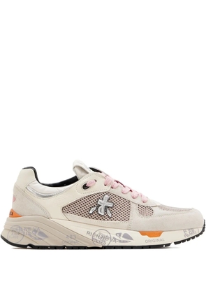 Premiata Mased 7825 logo-appliqué sneakers - Neutrals