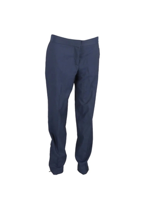 Stella McCartney Pre-Owned zipped-hem trousers - Blue