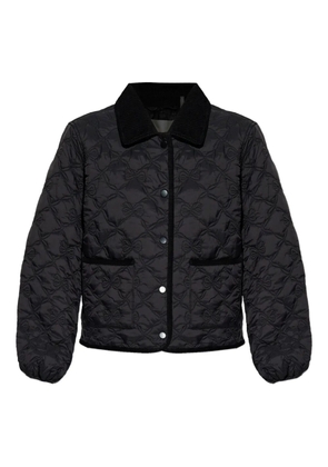 LoveShackFancy quilted bow jacket - Black