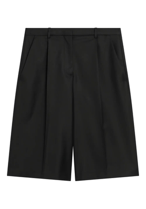 LouLou de Saison concealed-fastening pleated shorts - Black