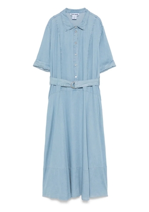 DKNY dropped-waist midi dress - Blue