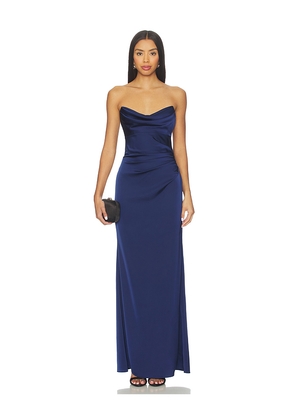 Katie May x REVOLVE Taylor Gown in Navy. Size L. Also in M, S, XS.