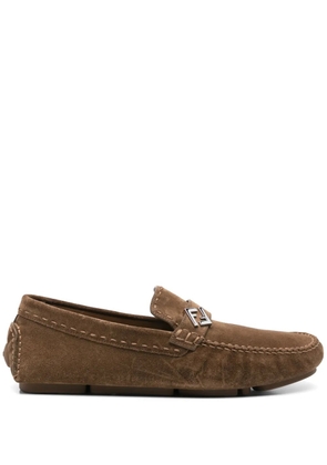 FENDI Driver FF loafers - Brown