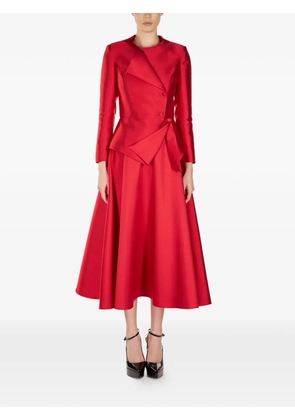 ARAFTU buttoned A-line all in one - Red