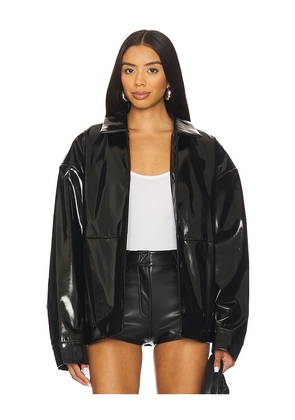 Lovers and Friends Stella Faux Leather Jacket in Black. Size L. Also in M, S, XL, XS, XXS.