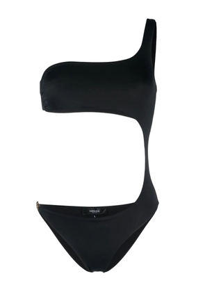 Versace Medusa plaque detail swimsuit - Black
