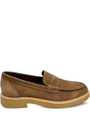BEKK suede stitch loafers - Brown