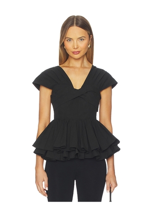 Maude Club Serena Top in Black. Size L. Also in M, S.