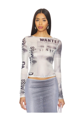 Miaou Amelia Top in White. Size L. Also in M, S, XS.