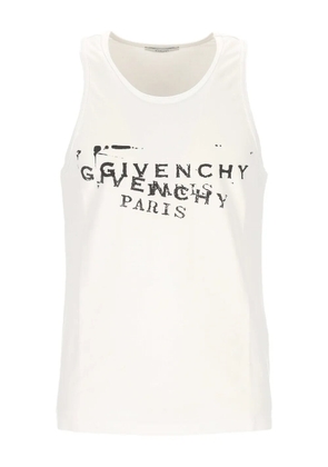Givenchy logo-print tank top - White