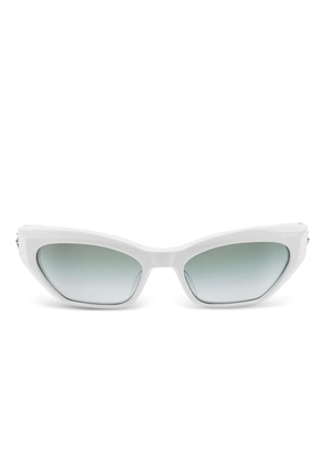 Chrome Hearts Hallla Baluuuu cat-eye sunglasses - White