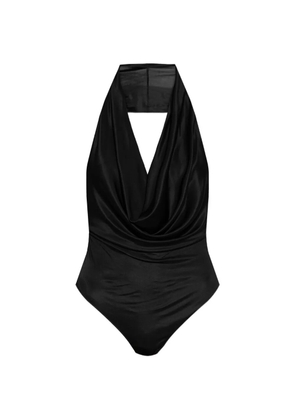 DSQUARED2 halterneck draped bodysuit - Black