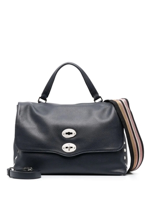 Zanellato Postina leather tote bag - Blue
