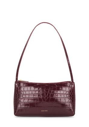 Mansur Gavriel Gaia Shoulder Bag in Wine.