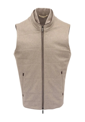 Maurizio Baldassari Arena quilted zip gilet - Neutrals