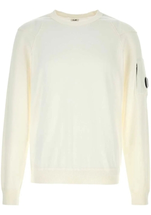 C.P. Company Compass-badge sweatshirt - White