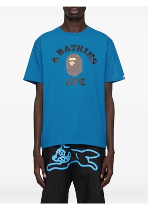 A BATHING APE® College crew-neck T-shirt - Blue
