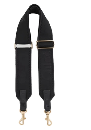 Chloé adjustable logo strap - Black