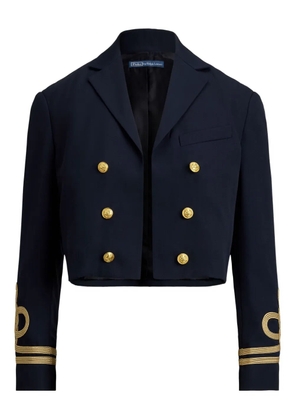 Polo Ralph Lauren cropped rope-detail jacket - Blue