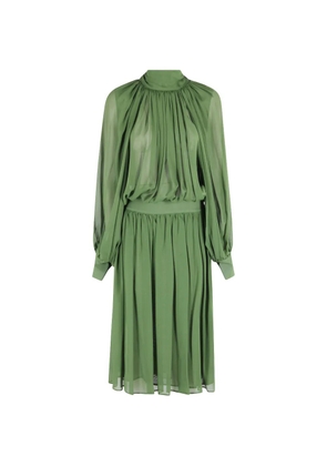 Semicouture Bienvenida green dress