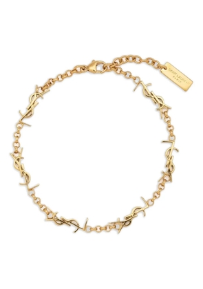 Saint Laurent CASSANDRE multi-charm bracelet - Gold