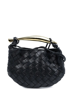 Bottega Veneta Pre-Owned 2012-2025 Baby Lambskin Intrecciato Sardine satchel - Black