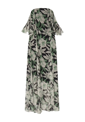 LOEWE floral-print maxi dress - Green