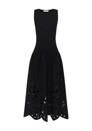 Ulla Johnson floral-cutout dress - Black