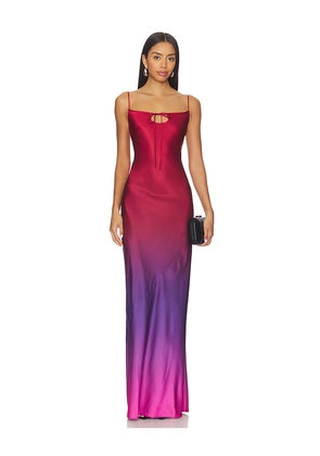 Lovers and Friends Mallory Gown in Pink,Purple. Size L. Also in M, S, XS, XXS.