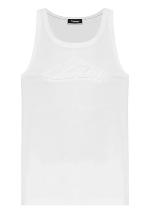 DSQUARED2 cotton tank - White