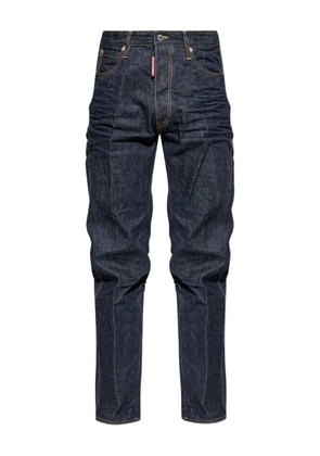 DSQUARED2 button fastening ruched trousers - Blue