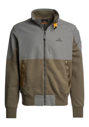 Parajumpers Jango two-tone zip-up sweatshirt - Green