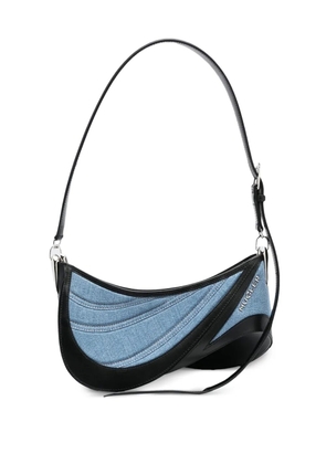 Mugler Spiral Curve shoulder bag - Blue