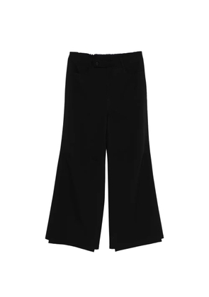 SONGZIO dart wide-leg trousers - Black
