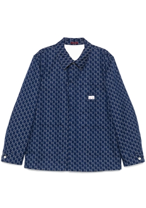 Gucci GG Shadow-jacquard cotton jacket - Blue