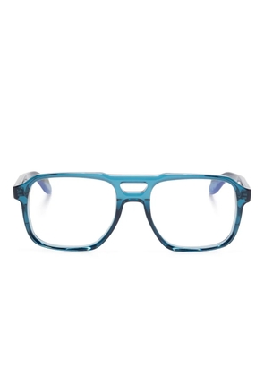Cutler & Gross rectangle-frame glasses - Blue