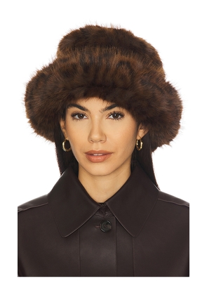 Lack of Color Snuggle Bucket Hat in Brown. Size M/L. Also in S/M.