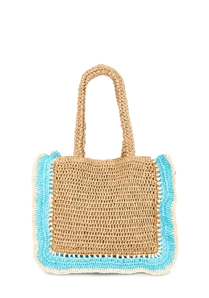 Nikki Beach Kamila Tote Bag in Beige.