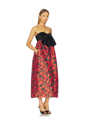 KIKA VARGAS Charlotta Dress in Red. Size 0. Also in 2, 6.