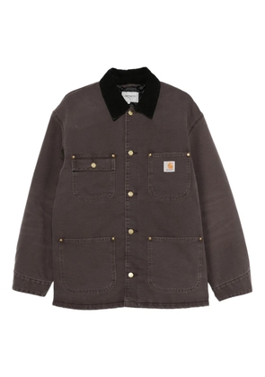 Carhartt WIP OG Chore corduroy-collar coat - Brown