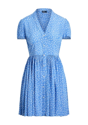 Polo Ralph Lauren floral-print minidress - Blue