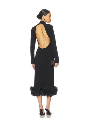 Lovers and Friends Ophelia Midi Dress in Black. Size L. Also in M, S, XS, XXS.