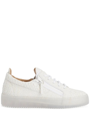 Giuseppe Zanotti Frankie leather sneakers - White