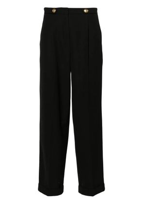SANDRO high-waist tailored trousers - Black