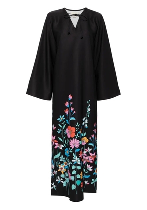 Bambah Hibiscus Moza dress - Black
