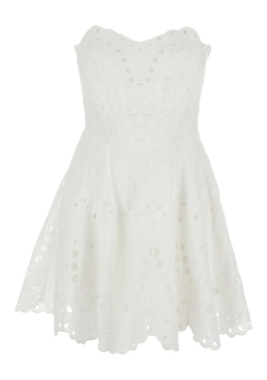 Charo Ruiz Ibiza strapless mini dress - White
